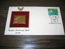 1991 Olympic Game Track Field Javelin replica Gold Stamp Golden Cover