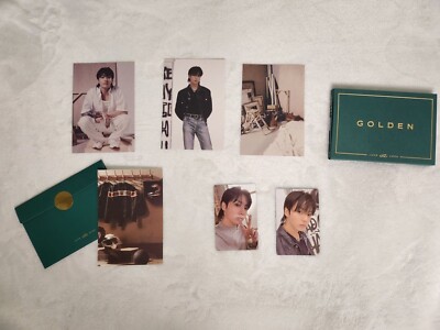 BTS PTD WEVERSE追加特典　JUNGKOOK BTS Jungkook GOLDEN Weverse Albums Photocard Postcard Photobook
