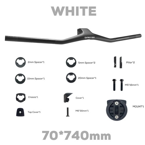 -40° IC SL WC Carbon Integrated Cockpit MTB Handlebar 70 80mmx740mm Riser Bar - Picture 14 of 41