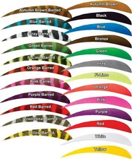 Trueflight  4" Parabolic Feathers ,Left  Wing 100 pk  Purple New