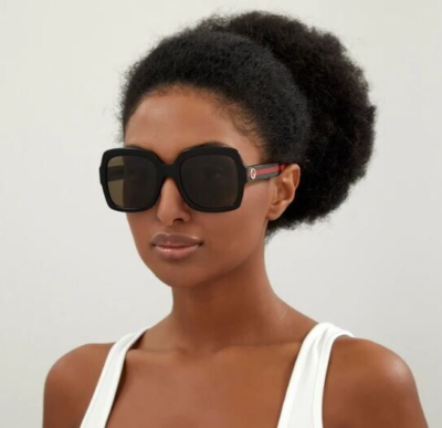 Brand NEW GUCCI GG0036SN 002 Black Green Red Square Women Sunglasses Amazon.com: Gucci Square Sunglasses for womens GG0036SN 002  main image 4