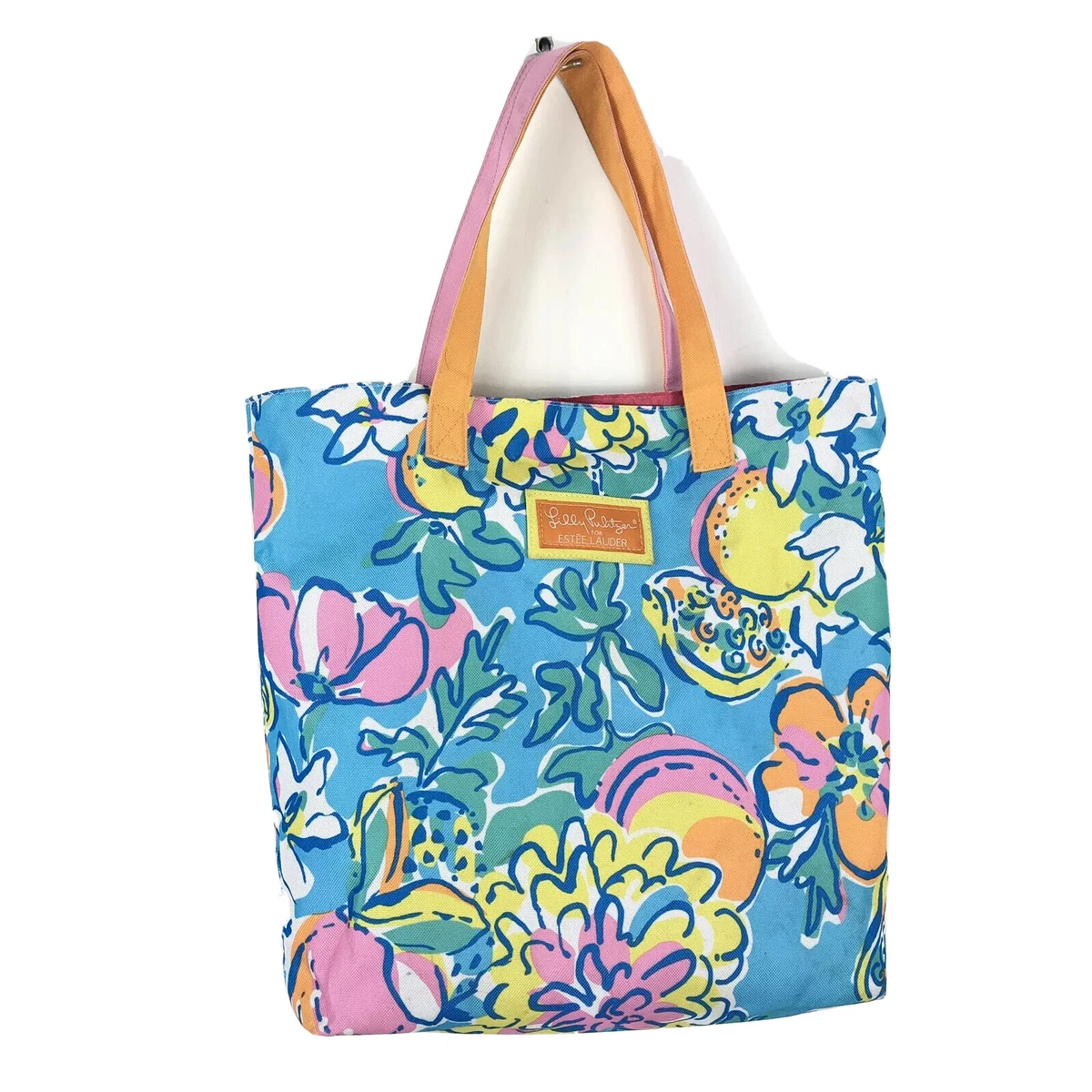 Lilly pulitzer estee lauder tote hotsell