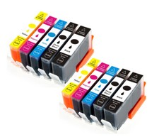 10 PK Ink Cartridges Combo Set for 564 XL Photosmart C410a C510a C5380 C6340
