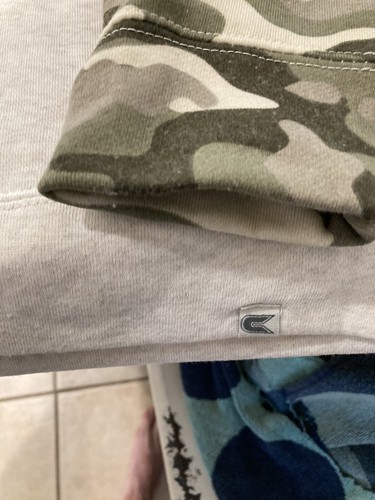 Mens VIRGINIA TECH HOKIES Colosseum Salute To Service Desert Camo Hoodie L NWT - Picture 6 of 6