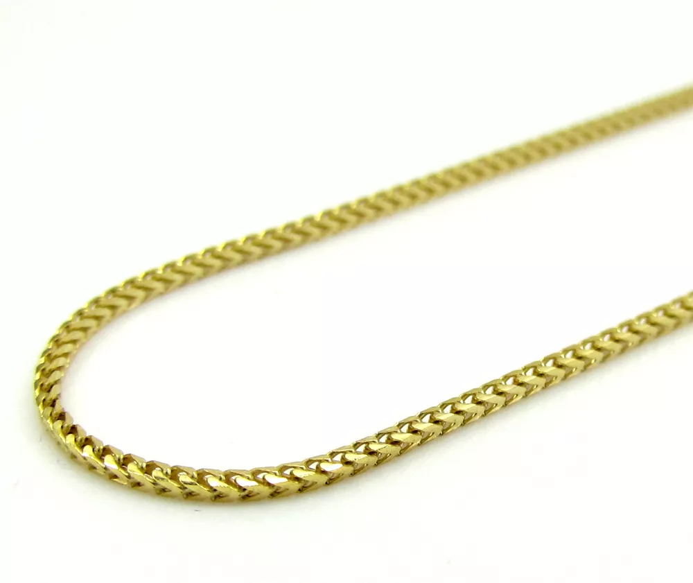 Real white deals gold mens chain