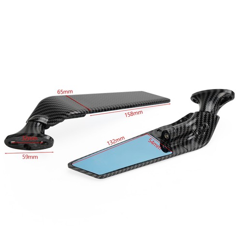 Specchietti Retrovisori per Honda CBR 600 RR 2003-2012 CBR 1000 RR 2004-2007 Y1 - Imagen 2 de 8