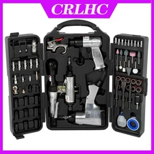 71 Piece Air Tool and Accessories Kit Impact Wrench Air Ratchet W/ Storage Case