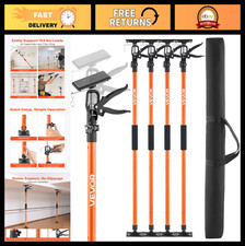 Adjustable Cabinet Jack Support Poles 4-Pack, 45.7-114.2 Inch, Heavy-Duty Steel,