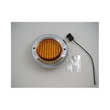 Amber 2.5 Round 13 Led Truck Trailer Marker Clearance Light Kit Chrome Bezel