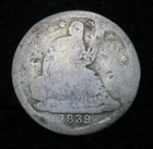 1839-O Seated Liberty Half Dime * Rotated Die * Neat * 5719