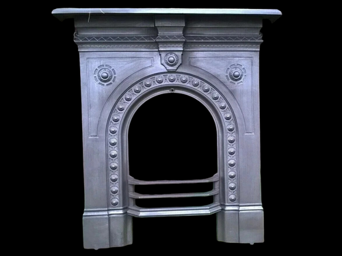 Victorian Edwardian Cast Iron Combination bedroom Fireplace - Picture 1 of 10