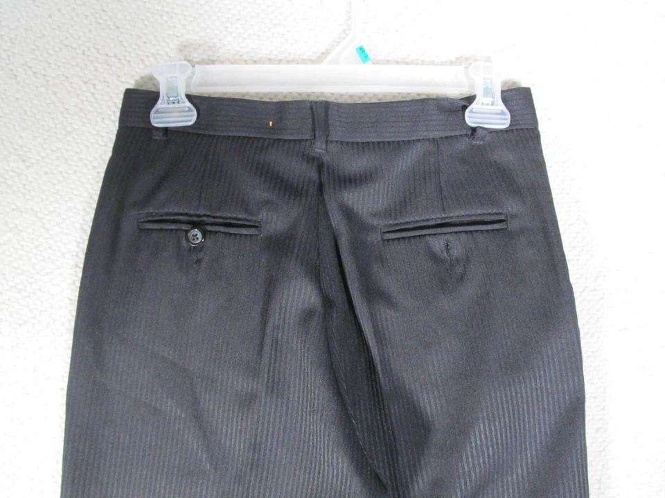 Young Kings by Steve Harvey Boys Black Dress Pants Size 14 Regular – Formalwear - Image 3 of 4