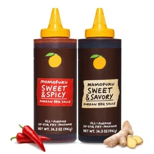Momofuku Korean Barbecue Sauce Duo, Sweet  Spicy Gochujang and Sweet  Savory ...
