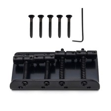 Bass Guitar Bridge Bass Bridge Assembly Replacement Vintage 4 String Bass Bridge