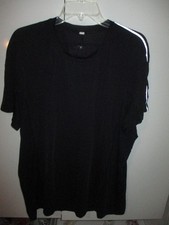 LULULEMON BLACK LIGHT PINSTRIPES SHORT SLEEVE SHIRT SIZE XXL