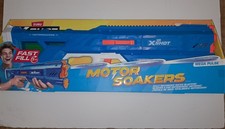 Zuru X-Shot Motor Soakers Mega Pulse Water Gun - 1 Sec Fast Fill, Blasts 29 ft