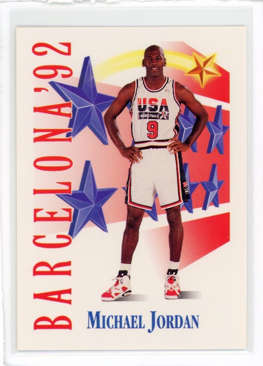 1991-92 Skybox Basketball #534 Michael Jordan NM Team USA Dream Team