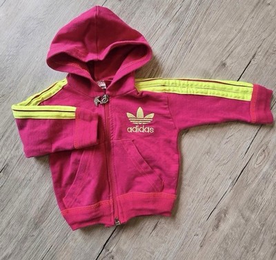 Adidas Style Baby Kapuzenjacke Sweatjacke Überziehjacke Jäckchen Jaogging Jacke