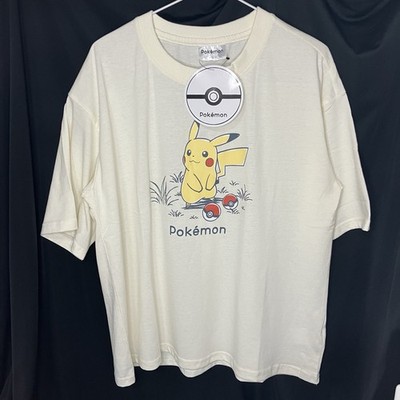 Pokemon Pikachu T-Shirt Y5433X, Japan Exclusive Oversized Tee, Unisex LL/XL New