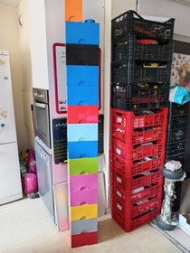 Lego 10696 Classic Brick Storage Box 4 Tenons 25x25x18cm Various Colors