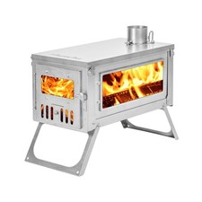 FireHiking Titanium Stove Camping Tent Burning Stove Foldable Ultralight M