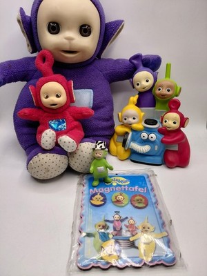    Teletubbies Konvolut | Plüschtier, Spardose & Magnetfigur | 90er Vintage