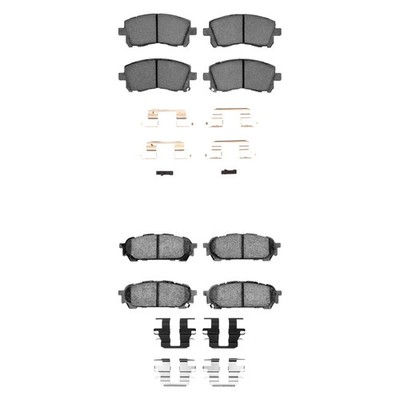 For Subaru Impreza 03 R1 Concepts Optimum OEp Front & Rear Brake Pad Set
