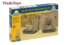 Italeri Plastic Model kit 1/72 Panzer SD. KFZ. 161 PZ. KPFW. IV AUSF.F1/F2 7514 