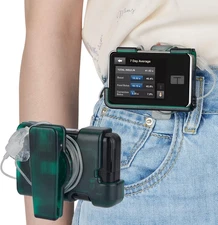 Iguerburn Tslim X2 Pump Case with Rotating Clip, Tandem Pump Holder, Excess Tubi