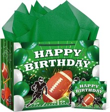 Football  Bag Football Birthday Party  Wrapping Bag with