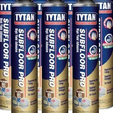 6-Pack TYTAN Pro Subfloor Pro Gel Adhesive 29oz High Yield Foam to Gel Bond