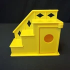 Vintage Fisher Price Little People Yellow Stairs Staircase for House 952