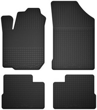 Gummifußmatten für: Hyundai i10 II (bj. 2013-) Schwarz Automatten 4-tlg set