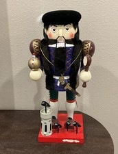"Cascanueces de madera Enrique VIII grande de colección - 16"" Enrique el octavo Cascanueces"