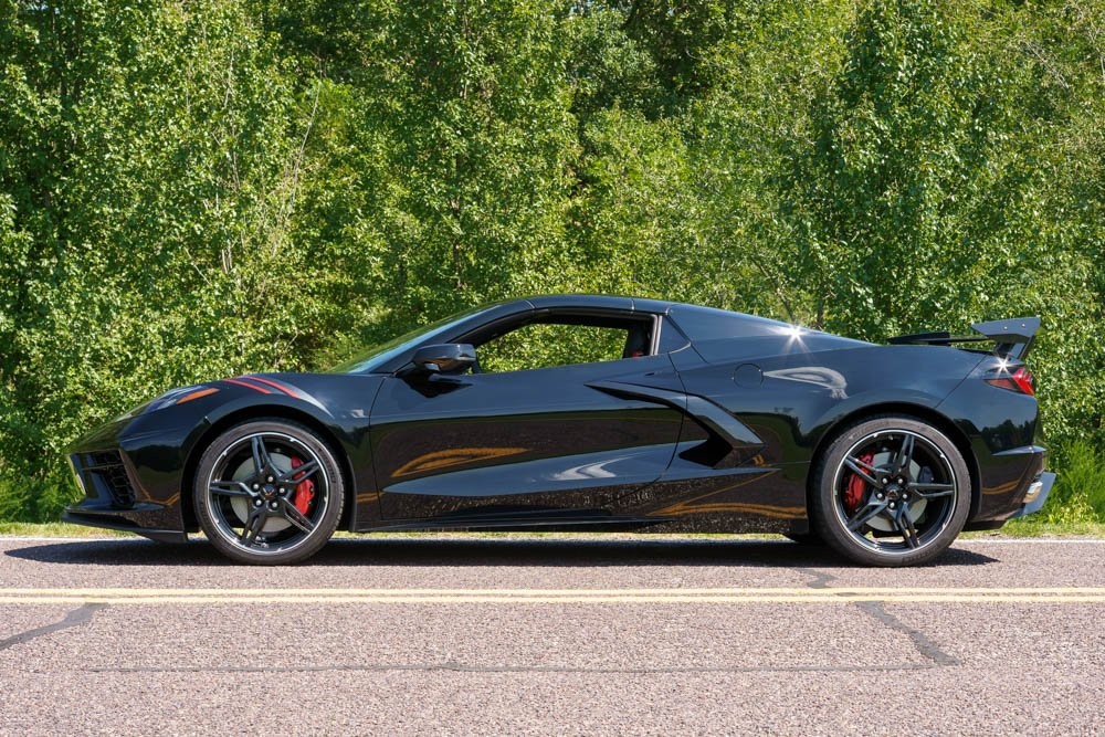 2021 Black Chevrolet Corvette   | C8 Corvette Photo 8
