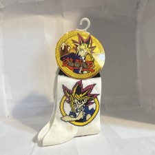 Yu-Gi-Oh Boys Crew Socks Size 6-8.5 Cotton Breathable Yugi Muto NWT stained