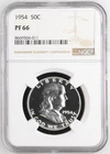 1954 Proof Franklin Half Dollar NGC PF-66 -011