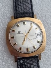 Lorenz Voumard 2000 Swiss Watch Rare Gold Plague NOS
