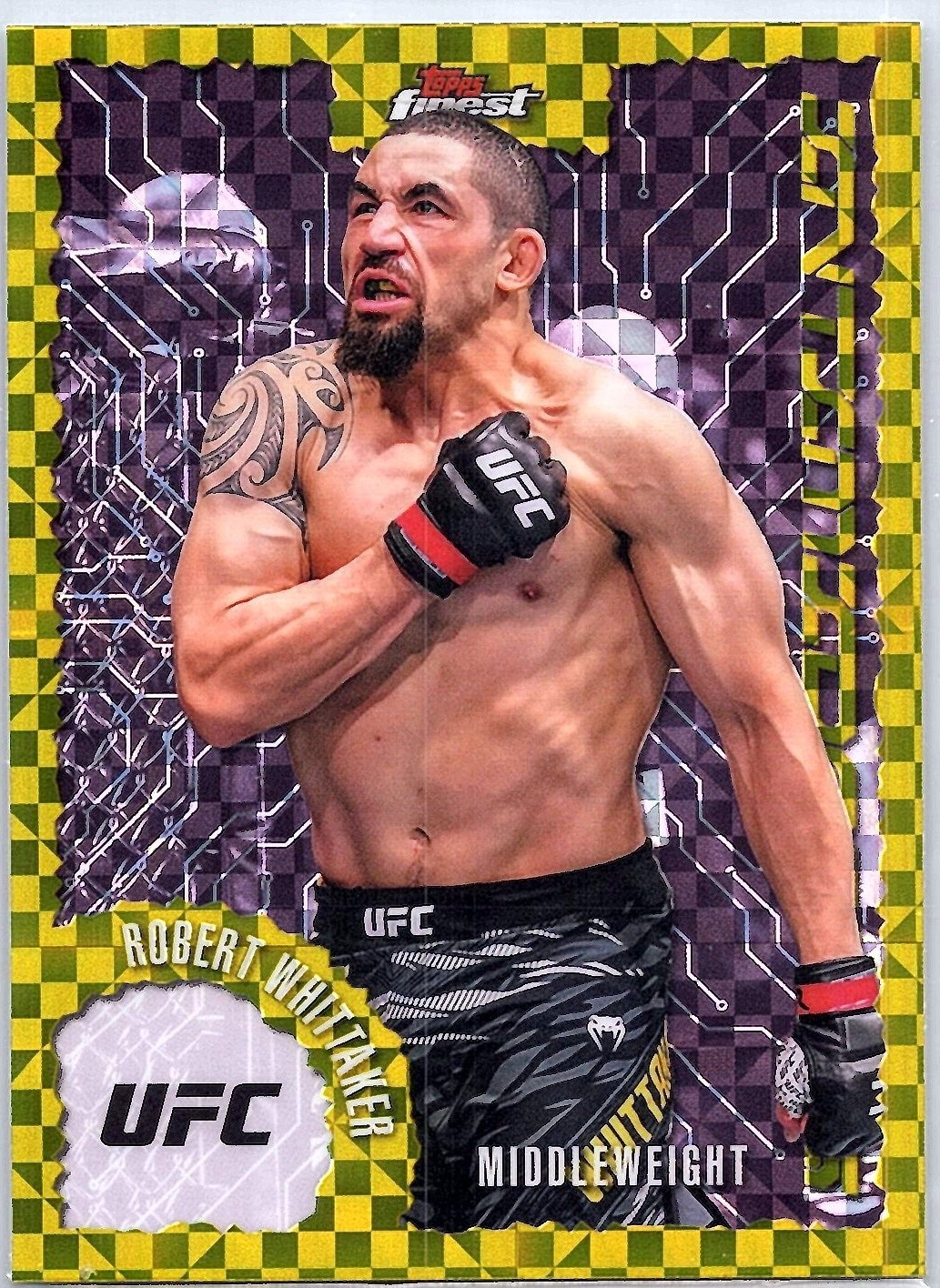 2025 Topps Finest UFC - Intimidators Robert Whittaker #IT-30 ...