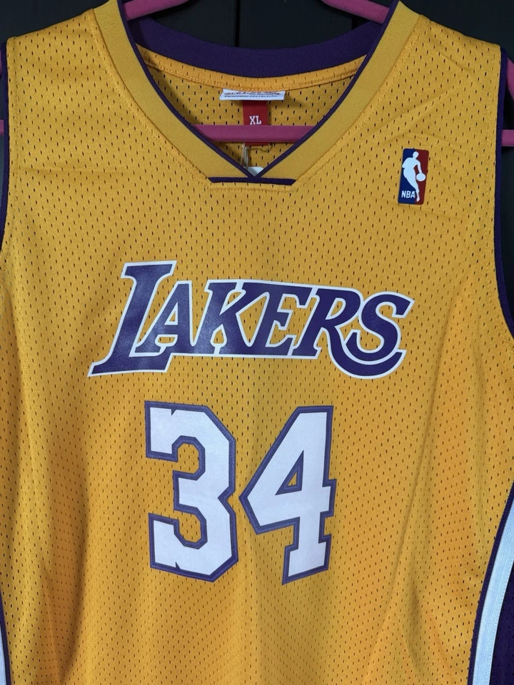 Los Angeles Lakers Shaquille O'neal Mitchell & Ness 1999-00 Swingman Jersey NWT - Image 4 of 4