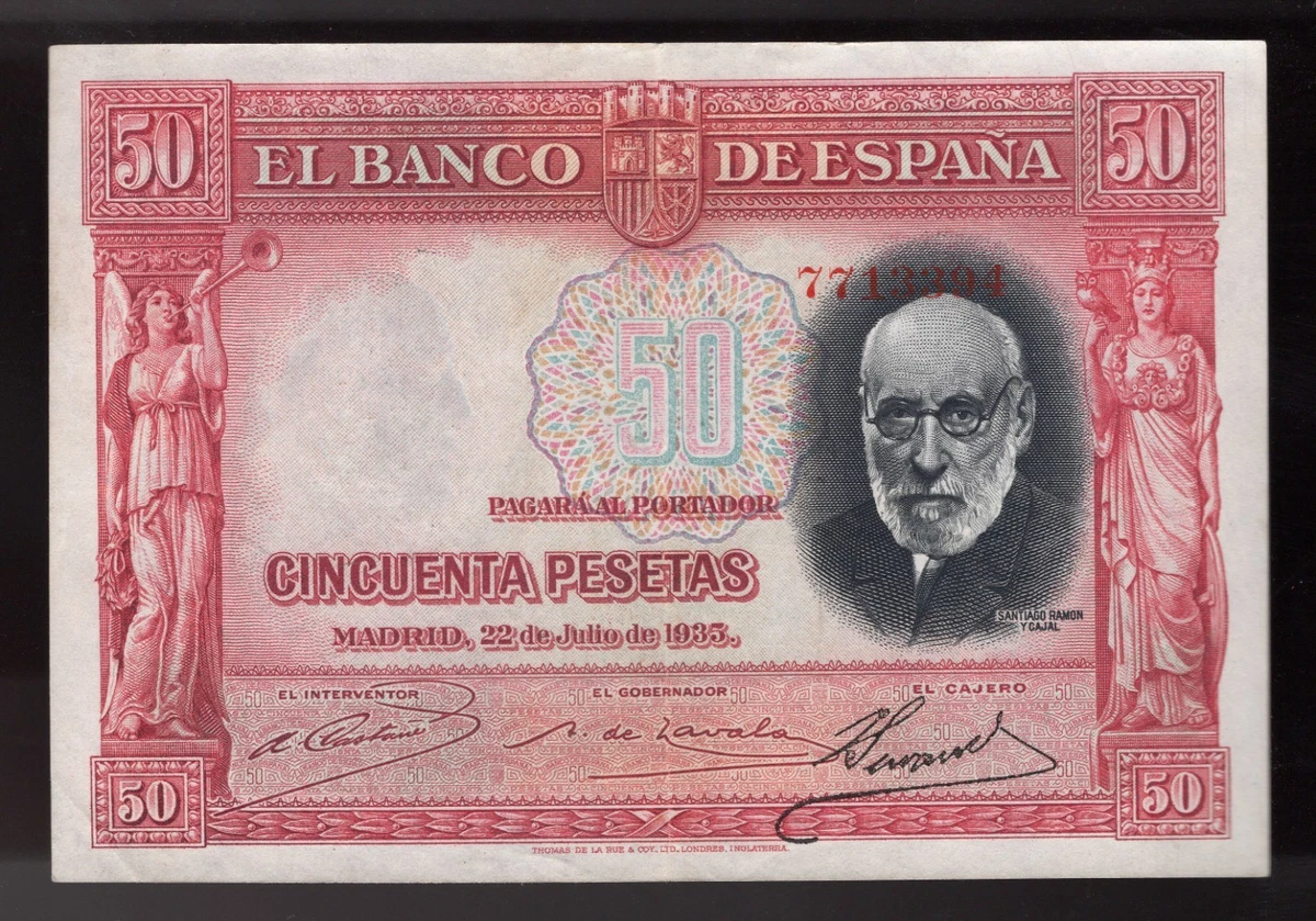 1935 年纸币西班牙纸币| eBay