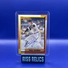 2025 Topps Series 1 - 1990 Topps Baseball Autographs Paul Skenes #90A-PS (AU)