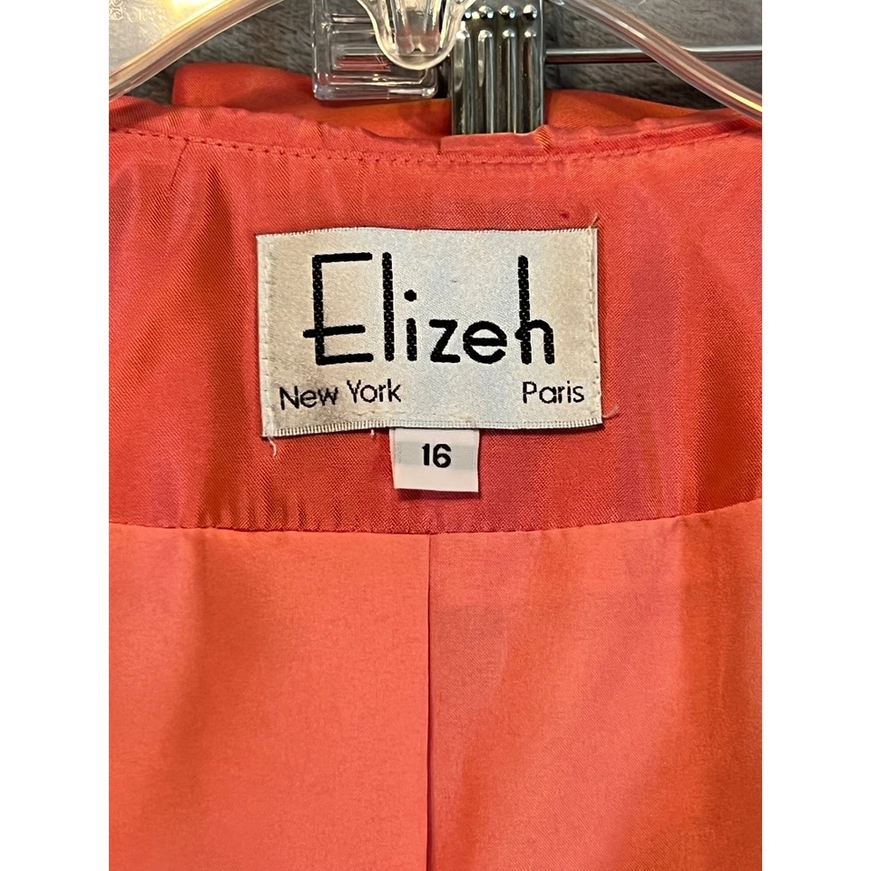 Conjunto de Traje Falda Elizeh Fiesta Cóctel Noche Ocasión Blazer Chaqueta 16 De Colección Foto 3 de 4