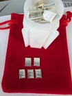 Lot Of 5 Valcambi 1 Gram 999 Fine Silver Bars  5 Grams Total