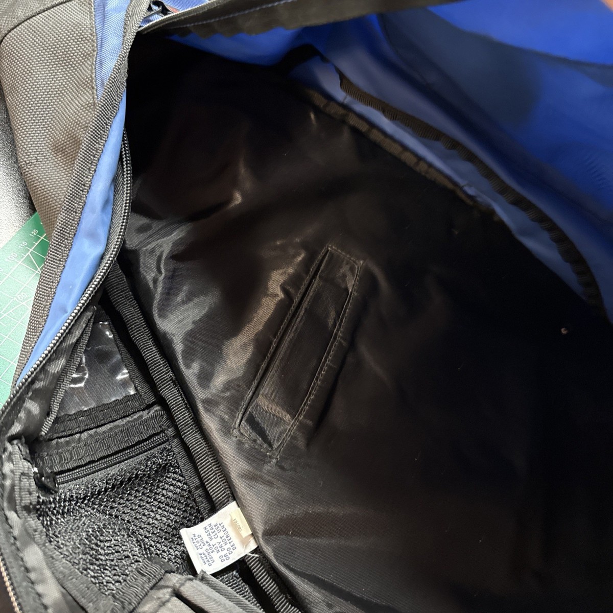 Vintage 2001 GAP Sling Bag 00s Crossbody Backpack Y2K Mesh - Blue