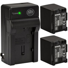 BM 2 BP-820 Batteries  Charger for Canon Vixia XA20 XA25 XA30 XA35 XF400 XF405