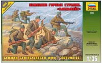 Zvezda 1/35 Kit Action Figuren MilitÄR Geibirgsjaeger Division Ww Ii Modell