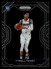 2020 Panini Prizm #259 Tyrell Terry Rookie  Mavericks