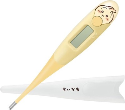 Chikawa Dretec 15 Sekunden elektronisches Körperthermometer babygelb Hachiware