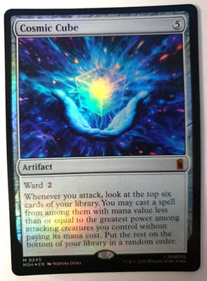 Cosmic Cube - FOIL Mythic - MTG Marvel Super Heroes - 0245 NM